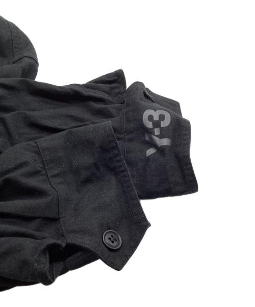 Y-3（ワイスリー）Y-3 (ワイスリー) ダブルジップロングシャツ ブラック サイズ:Lの古着・服飾アイテム