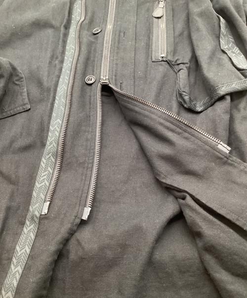 Y-3（ワイスリー）Y-3 (ワイスリー) ダブルジップロングシャツ ブラック サイズ:Lの古着・服飾アイテム