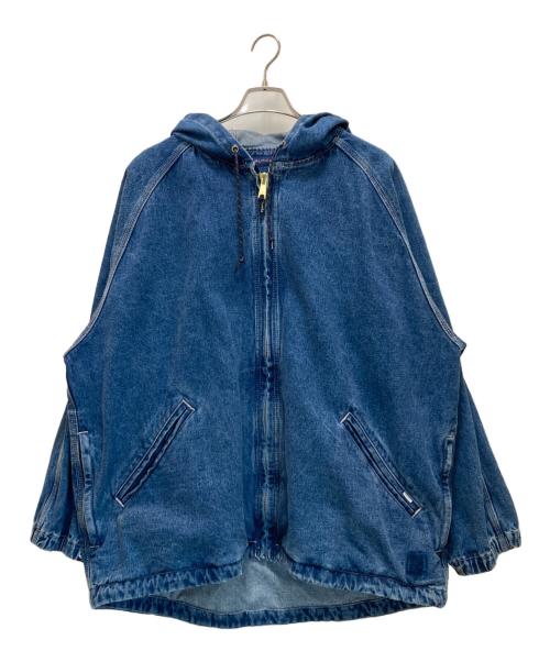 NAUTICA（ノーティカ）NAUTICA (ノーティカ) フーデッドデニムジャケット インディゴ サイズ:XLの古着・服飾アイテム