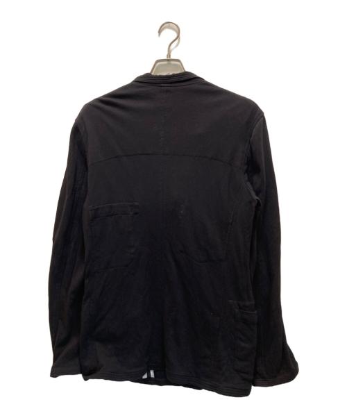 Y-3（ワイスリー）Y-3 (ワイスリー) リバーシブルストライプブレザー ブラック×ホワイト サイズ:Mの古着・服飾アイテム