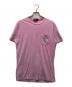 DSQUARED2（ディースクエアード）の古着「ロゴプリントポケットTシャツ」｜ピンク