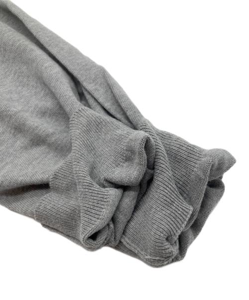 GRAN SASSO（グランサッソ）GRAN SASSO (グランサッソ) ボタンレス ショールカラー ロング カーディガン グレー サイズ:48の古着・服飾アイテム