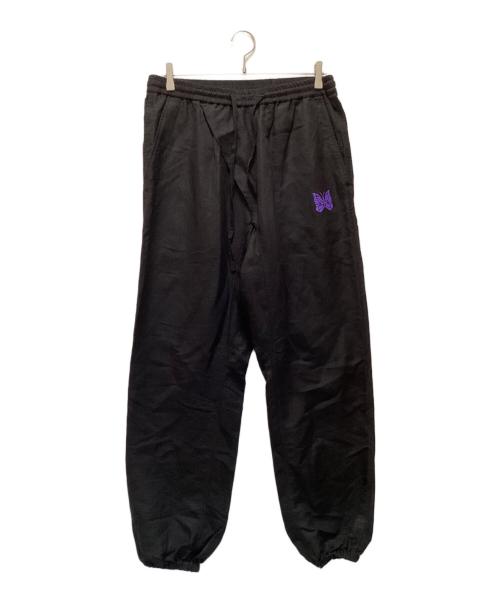 Needles（ニードルズ）Needles (ニードルズ) リネンレーヨンノーカラーシャツセットアップ ブラック サイズ:Mの古着・服飾アイテム