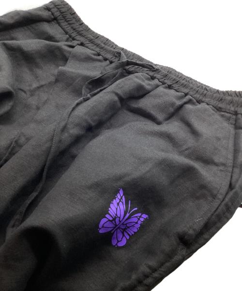 Needles（ニードルズ）Needles (ニードルズ) リネンレーヨンノーカラーシャツセットアップ ブラック サイズ:Mの古着・服飾アイテム