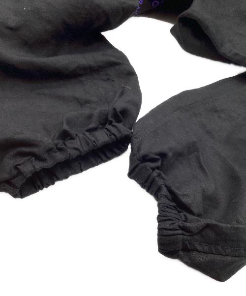 Needles（ニードルズ）Needles (ニードルズ) リネンレーヨンノーカラーシャツセットアップ ブラック サイズ:Mの古着・服飾アイテム