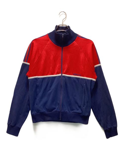 adidas（アディダス）adidas (アディダス) ヴィンテージトラックジャケット レッド×ネイビー サイズ:168の古着・服飾アイテム