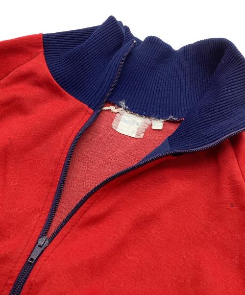 adidas（アディダス）adidas (アディダス) ヴィンテージトラックジャケット レッド×ネイビー サイズ:168の古着・服飾アイテム