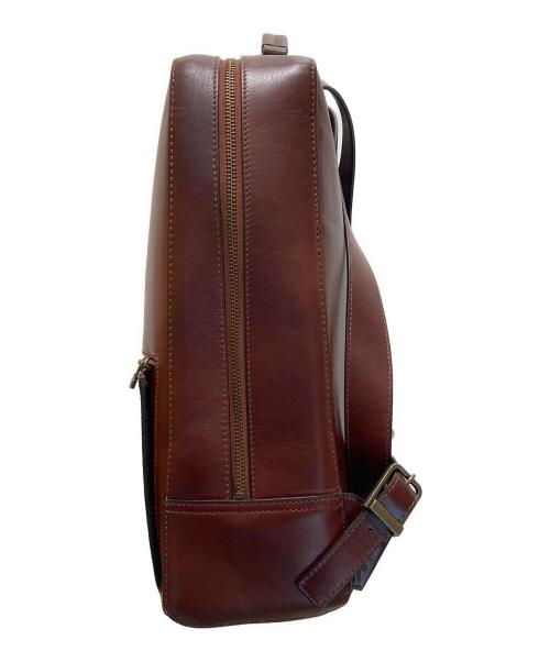 MOTHERHOUSE（マザーハウス）MOTHERHOUSE (マザーハウス) アンティークスクエアバックパック ブラウンの古着・服飾アイテム