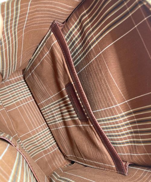 MOTHERHOUSE（マザーハウス）MOTHERHOUSE (マザーハウス) アンティークスクエアバックパック ブラウンの古着・服飾アイテム