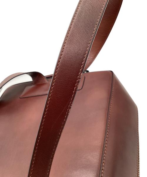 MOTHERHOUSE（マザーハウス）MOTHERHOUSE (マザーハウス) アンティークスクエアバックパック ブラウンの古着・服飾アイテム