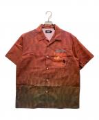 X-LARGEエクストララージ）の古着「半袖シャツ KINGYO SKIN SHIRT」｜オレンジ