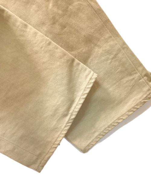 A BATHING APE（ア ベイシング エイプ）A BATHING APE (ア ベイシング エイプ) バックポケット刺繍パンツ ベージュ サイズ:Lの古着・服飾アイテム