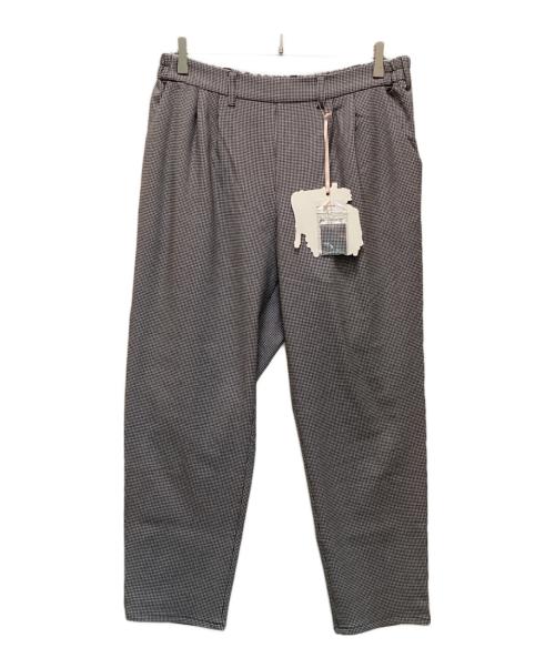yukiemon（ユキエモン）yukiemon (ユキエモン) 千鳥柄パンツ ホワイト×ブラック サイズ:3L 未使用品の古着・服飾アイテム
