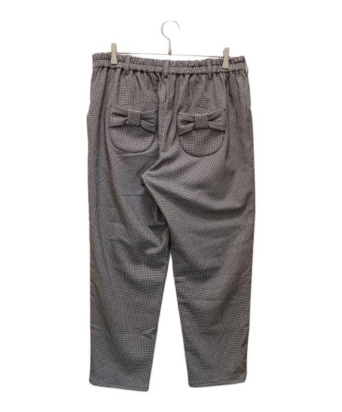 yukiemon（ユキエモン）yukiemon (ユキエモン) 千鳥柄パンツ ホワイト×ブラック サイズ:3L 未使用品の古着・服飾アイテム