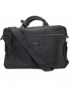 LUGGAGE LABELラゲッジ レーベル）の古着「2WAYナイロンブリーフケース」｜ブラック