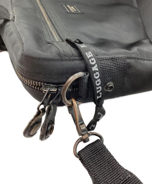 LUGGAGE LABEL（ラゲッジ レーベル）LUGGAGE LABEL (ラゲッジ レーベル) 2WAYナイロンブリーフケース ブラックの古着・服飾アイテム