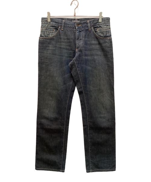 DOLCE & GABBANA（ドルチェ＆ガッバーナ）DOLCE & GABBANA (ドルチェ＆ガッバーナ) デニムパンツ インディゴ サイズ:48の古着・服飾アイテム