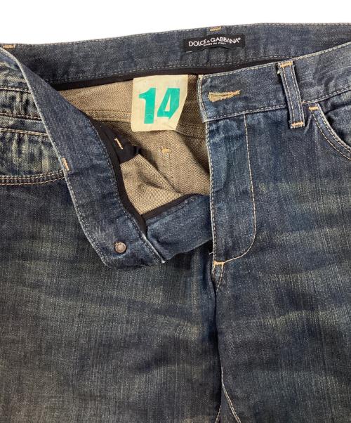 DOLCE & GABBANA（ドルチェ＆ガッバーナ）DOLCE & GABBANA (ドルチェ＆ガッバーナ) デニムパンツ インディゴ サイズ:48の古着・服飾アイテム