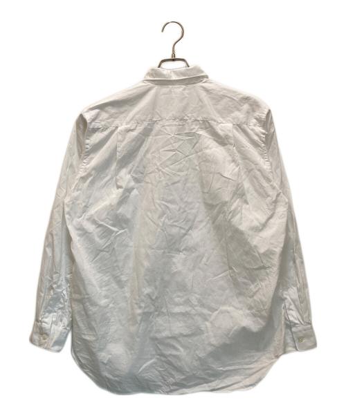 PLAY COMME des GARCONS（プレイコムデギャルソン）PLAY COMME des GARCONS (プレイ コムデギャルソン) ワンポイントハートワッペンシャツ ホワイト サイズ:Mの古着・服飾アイテム