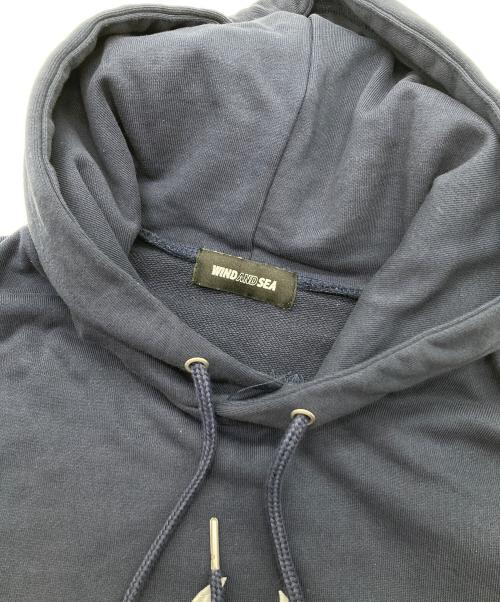 WIND AND SEA（ウィンダンシー）WIND AND SEA (ウィンダンシー) MLB (エムエルビー) コラボ刺繍パーカー ネイビー サイズ:XLの古着・服飾アイテム