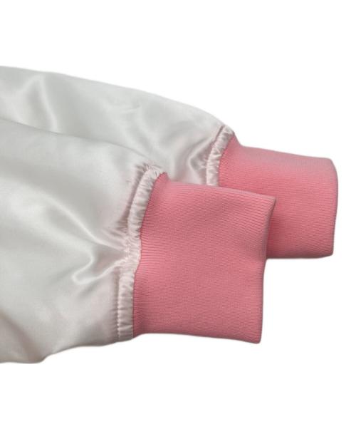 COMME des GARCONS GIRL（コムデギャルソンガール）COMME des GARCONS GIRL (コムデギャルソンガール) リボン ボンバージャケット ピンク サイズ:Sの古着・服飾アイテム