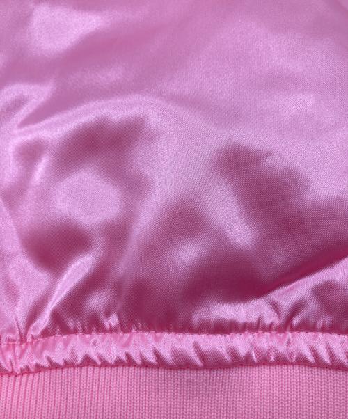 COMME des GARCONS GIRL（コムデギャルソンガール）COMME des GARCONS GIRL (コムデギャルソンガール) リボン ボンバージャケット ピンク サイズ:Sの古着・服飾アイテム