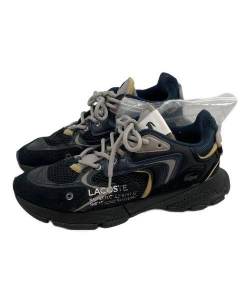 LACOSTE（ラコステ）LACOSTE (ラコステ) L003 NEO ローカットスニーカー ブラック×ネイビー サイズ:US10の古着・服飾アイテム