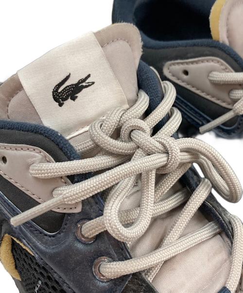 LACOSTE（ラコステ）LACOSTE (ラコステ) L003 NEO ローカットスニーカー ブラック×ネイビー サイズ:US10の古着・服飾アイテム