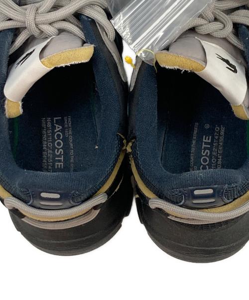 LACOSTE（ラコステ）LACOSTE (ラコステ) L003 NEO ローカットスニーカー ブラック×ネイビー サイズ:US10の古着・服飾アイテム