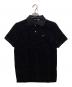 A BATHING APE（ア ベイシング エイプ）の古着「ジャガードカモ パイル地ポロシャツ」｜ブラック