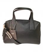 ear PAPILLONNERイアパピヨネ）の古着「スタッズボストンバッグ」｜ブラック