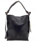 Beaureビュレ）の古着「FSSPカウレザーコンビトート」｜ブラック