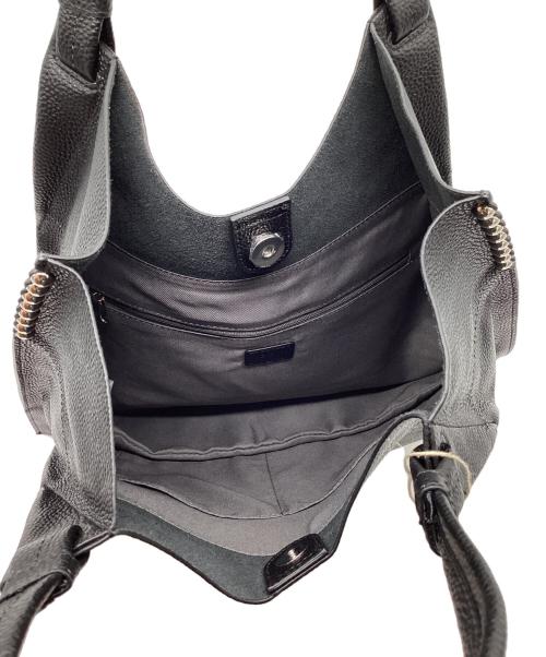 ear PAPILLONNER（イアパピヨネ）ear PAPILLONNER (イアパピヨネ) スタッズトートバッグ ブラックの古着・服飾アイテム