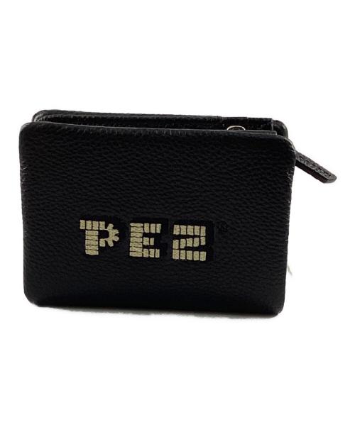 ear PAPILLONNER（イアパピヨネ）ear PAPILLONNER (イアパピヨネ) PEZ (ペッツ) コラボコンパクトウォレット ブラック 未使用品の古着・服飾アイテム