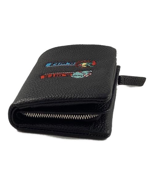 ear PAPILLONNER（イアパピヨネ）ear PAPILLONNER (イアパピヨネ) PEZ (ペッツ) コラボコンパクトウォレット ブラック 未使用品の古着・服飾アイテム