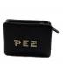 ear PAPILLONNER (イアパピヨネ) PEZ (ペッツ) コラボコンパクトウォレット ブラック 未使用品：6000円