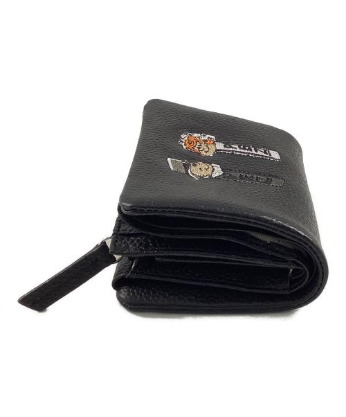 ear PAPILLONNER（イアパピヨネ）ear PAPILLONNER (イアパピヨネ) PEZ (ペッツ) コラボコンパクトウォレット ブラック 未使用品の古着・服飾アイテム