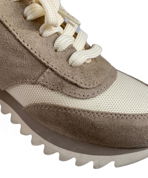 TORY BURCH（トリーバーチ）TORY BURCH (トリーバーチ) ソートゥースロゴ スニーカー ベージュ サイズ:6 1/2の古着・服飾アイテム