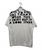 Maison Margielaメゾンマルジェラ）の古着「AIDS Tシャツ」｜ホワイト×ブラック