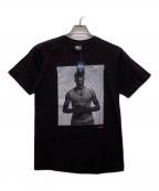 stussy×Lafayette×DJ CLARK KENTステューシー×ラファイエット×）の古着「コラボ RAKIM フォトプリントTシャツ」｜ブラック