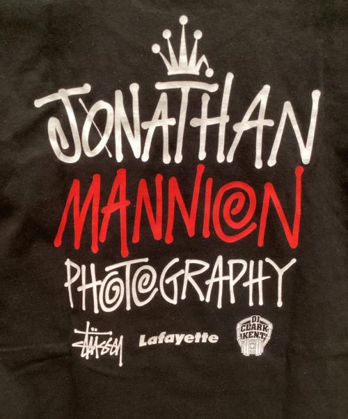 stussy（ステューシー）stussy (ステューシー) Lafayette (ラファイエット) DJ CLARK KENT コラボ RAKIM フォトプリントTシャツ ブラック サイズ:Sの古着・服飾アイテム