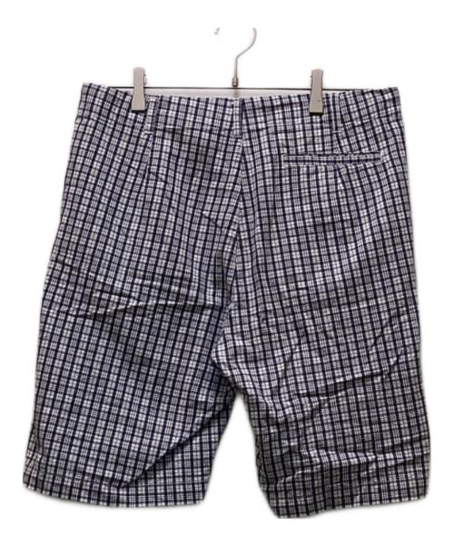 stussy（ステューシー）stussy (ステューシー) チェック2タックショーツ ブルー サイズ:30の古着・服飾アイテム