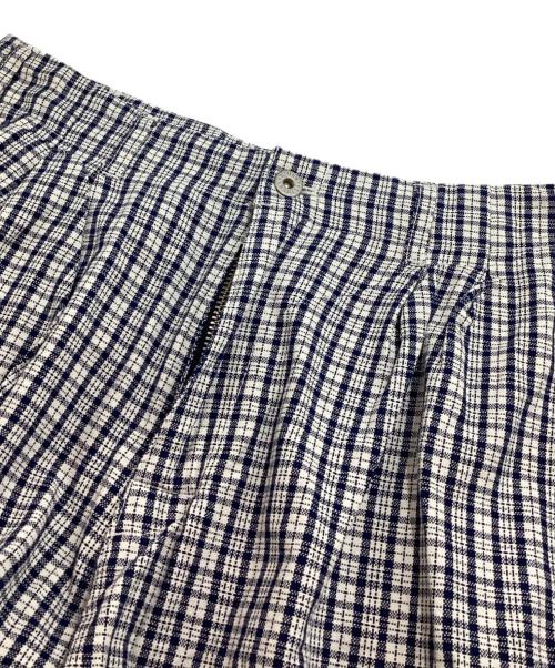 stussy（ステューシー）stussy (ステューシー) チェック2タックショーツ ブルー サイズ:30の古着・服飾アイテム