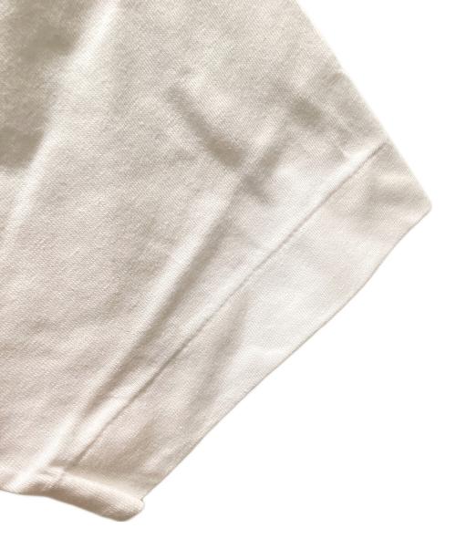 PLAY COMME des GARCONS（プレイコムデギャルソン）PLAY COMME des GARCONS (プレイ コムデギャルソン) ハートプリントTシャツ ホワイト×レッド サイズ:Mの古着・服飾アイテム