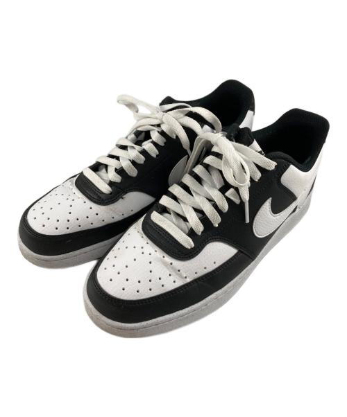 NIKE（ナイキ）NIKE (ナイキ) コート ビジョン ロー ブラック×ホワイト サイズ:26.5cmの古着・服飾アイテム