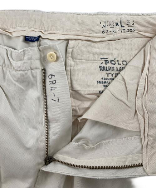 POLO RALPH LAUREN（ポロ・ラルフローレン）POLO RALPH LAUREN (ポロ・ラルフローレン) Army Chino Waist Tab Type-1 Pants ベージュ サイズ:W32×L32の古着・服飾アイテム