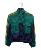 adidas×marimekkoアディダス×マリメッコ）の古着「コラボウニッコトラックジャケット」｜グリーン