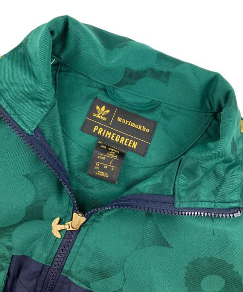 adidas（アディダス）adidas (アディダス) marimekko (マリメッコ) コラボウニッコトラックジャケット グリーン サイズ:Sの古着・服飾アイテム