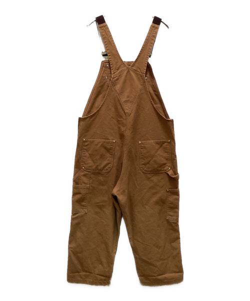 CarHartt（カーハート）CarHartt (カーハート) ダック ビブ オーバーオール ベージュ サイズ:W38×L30の古着・服飾アイテム