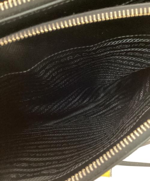 PRADA（プラダ）PRADA (プラダ) ガレリアサフィアーノルクス 2wayレザーハンドバック ブラックの古着・服飾アイテム